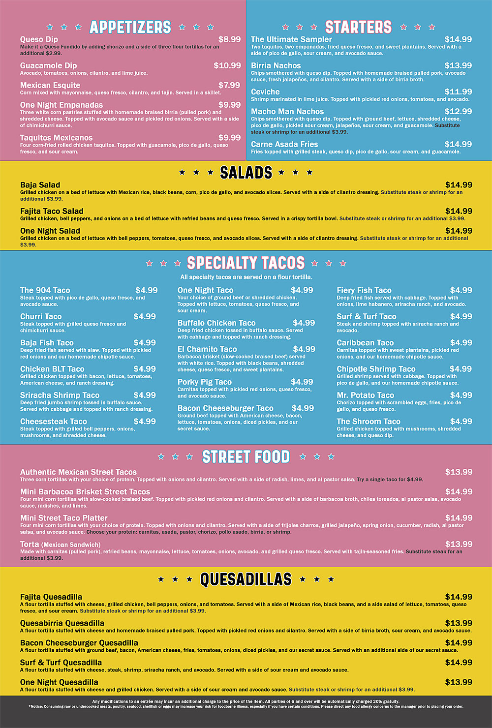 One Night Taco Stand